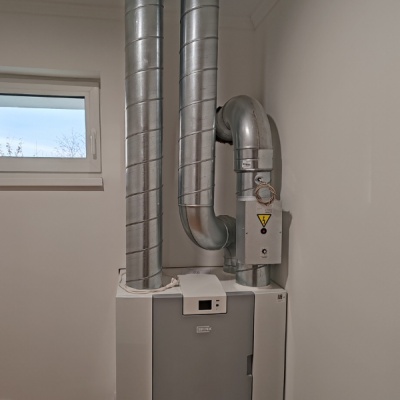 Szellőző gép telepítés